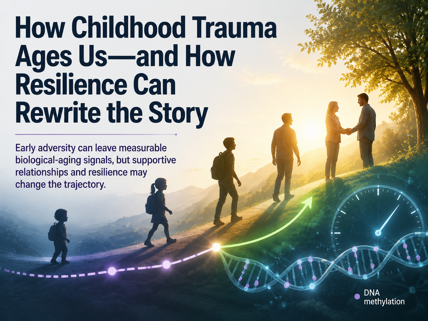 Childhood trauma, biological aging, and resilience article header
